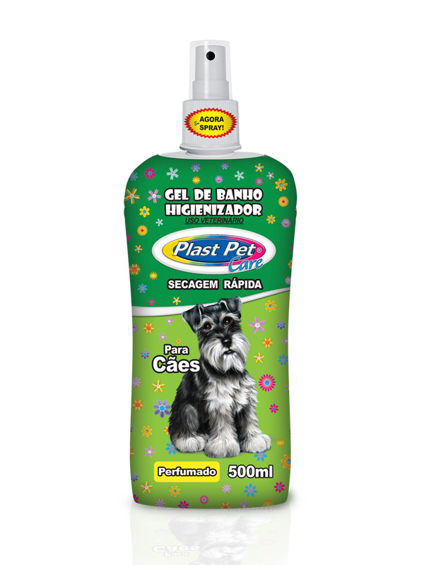 Gel de Banho Plast Pet Care 500ML Spray