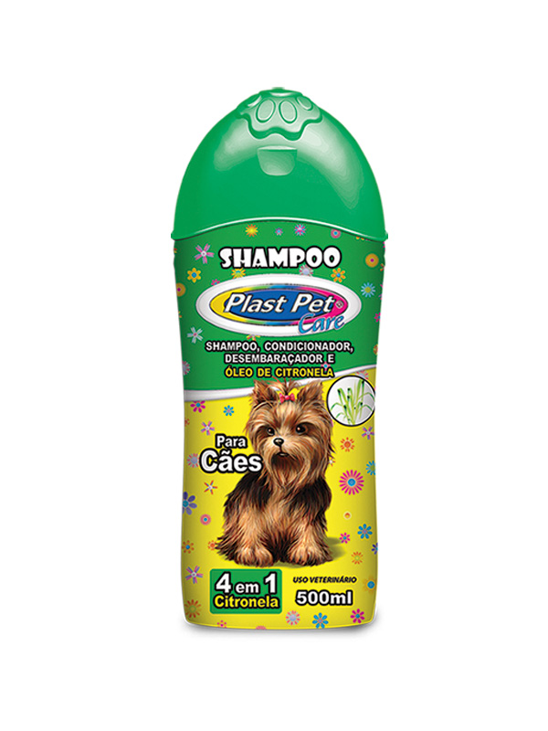 Plast Pet Care - Shampoo, Condicionador e Desembaraçador 4 em 1 - 500 ml