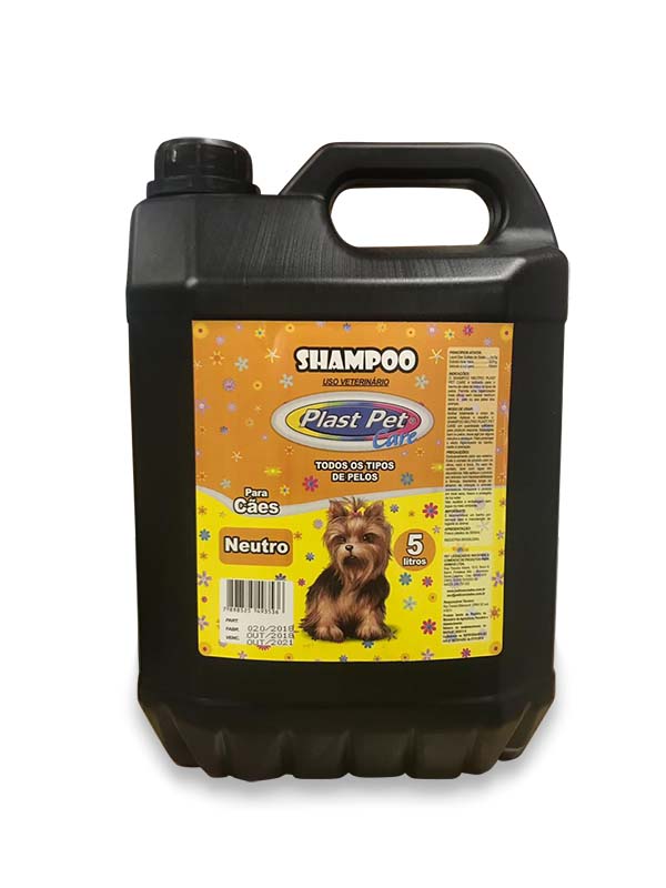 Plast Pet Care - Shampoo Neutro - 5 litros